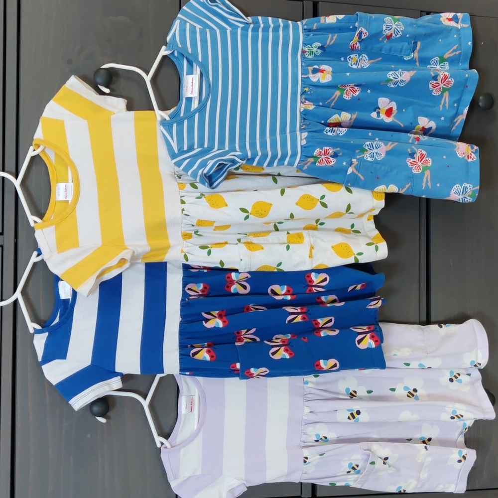 Set of 4 Hanna Andersson playdresses